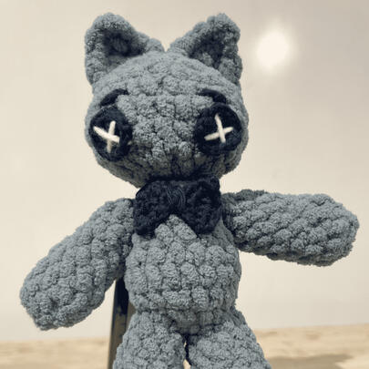Stitch Blue Cat